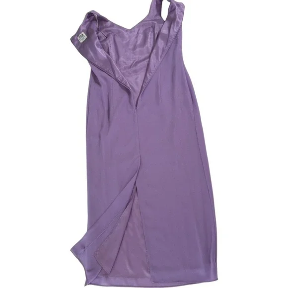 R&M Richards Petite Lavender Sparkle Jacket Dress Suit Women's Size 10P Elegant